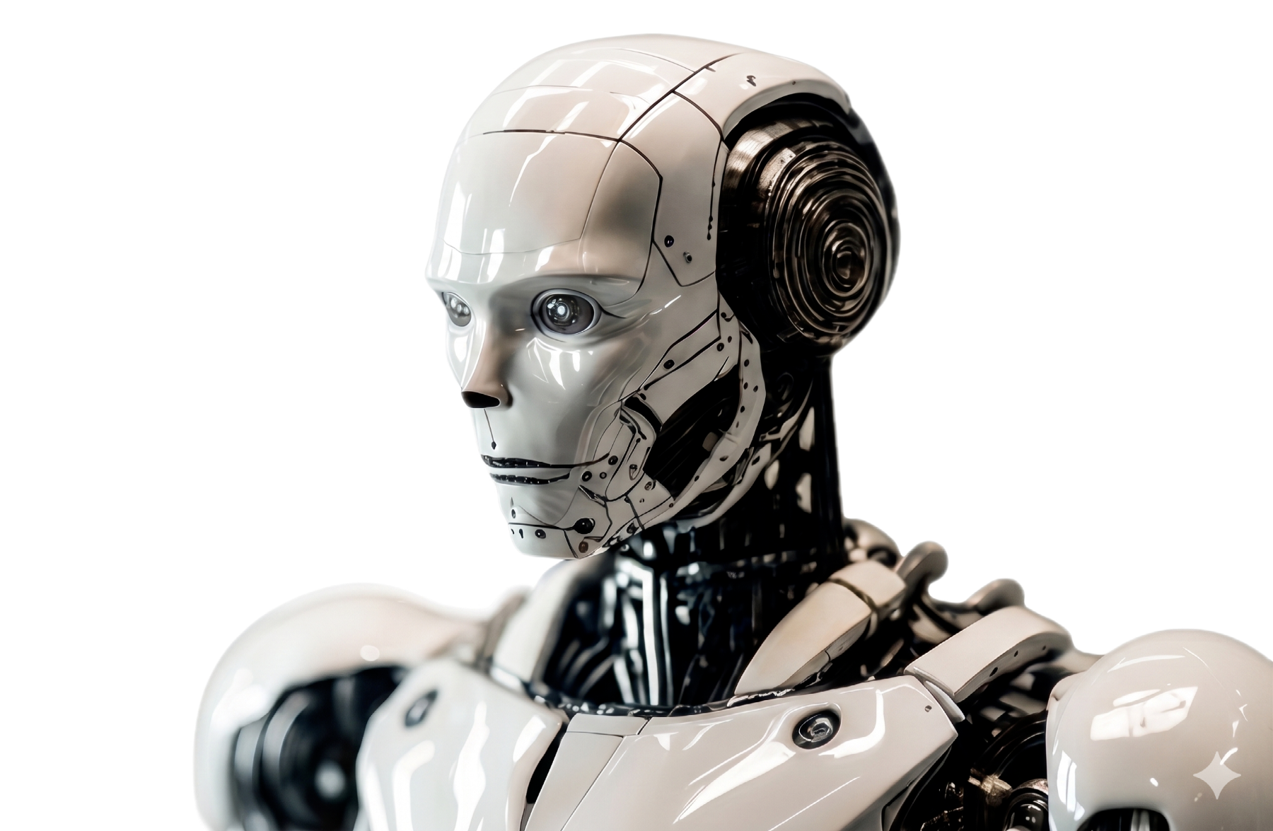 Grafynt AI, a humanoid robot representing intelligent systems